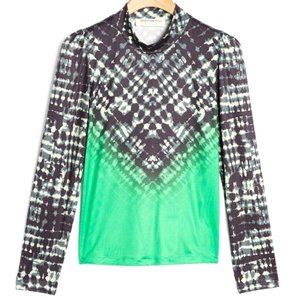 Anthropologie Aldomartins Neela Mock Neck Top